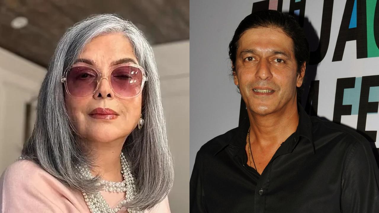Zeenat Aman and Chunky Panday pic via Instagram